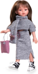 Muñeca realista Emily con cuerpo totalmente de vinilo - 33 cm