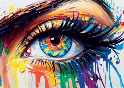 Puzzle Ojo colorido 1000 piezas