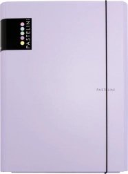 Carpeta laminada de 3 solapas con goma Pastelini – Morada