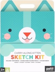 Petit Collage set de arte de viaje gato