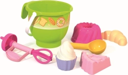 Androni set de arena para hornear con batidor manual, 6 piezas
