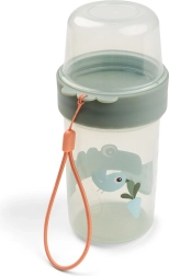 Done by Deer caja grande para snacks To go 2-way Croco verde