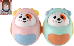 Alegre perrito de plástico Roly Poly con sonido