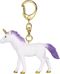 Llavero unicornio con melena morada MOJO