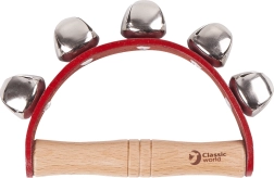 Classic World cascabeles infantiles – campanillas musicales de madera