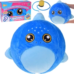 Gran balón de peluche mascota tiburón 45 cm