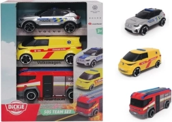 Set de vehículos de rescate SOS – 3 uds., versión checa