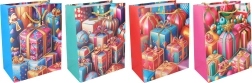 Bolsa de regalo navideña M 26 × 32 × 10 cm