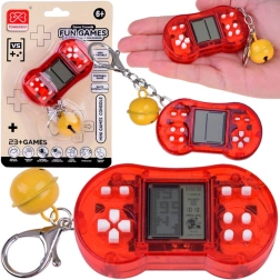 Mini llavero de juego con juegos retro y cascabel