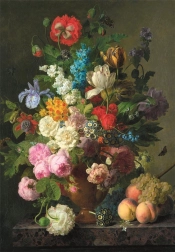 Puzzle Museum Collection: Naturaleza muerta con flores 1000 piezas