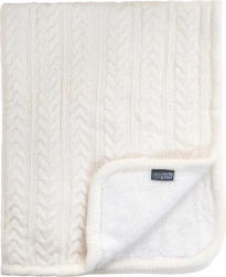 Vinter & Bloom manta cuddly ivory