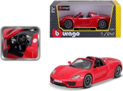 Bburago Porsche 918 Spyder modelo rojo 1:24