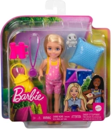 Barbie Chelsea set de camping con saco de dormir