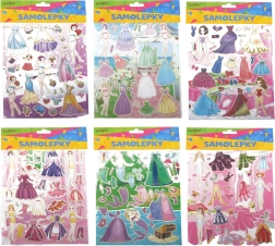 Pegatinas con motivos femeninos – mix de variantes