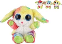 Conejito de peluche arcoíris sentado 15 cm