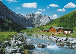 Puzzle de montañas austriacas de 1000 piezas RAVENSBURGER