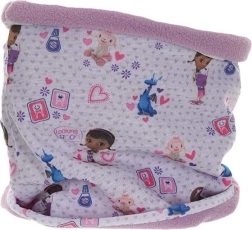 Braga de cuello Doctora con forro polar morado