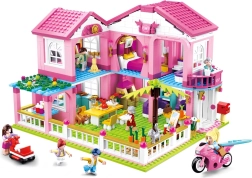 Sluban Girl's Dream villa – casa de dos pisos para niños