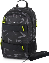Mochila escolar para estudiantes con estuche OXYBAG Oxy Sport Abstract, 24 l