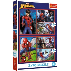Puzzle 2x70 - Historias arácnidas Disney Marvel Spiderman