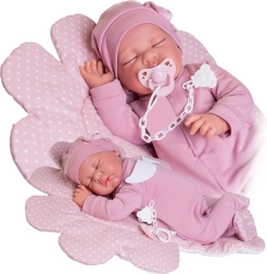 Muñeca bebé realista Luna con cuerpo blando 42 cm