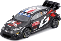 Modelo metálico Bburago 1:43 Toyota GR Yaris Rally1 Hybrid Ogier en caja de regalo