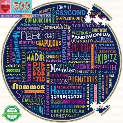 Puzle redondo 100 palabras geniales 500 piezas
