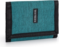 Práctica cartera textil OXY Unicolor verde