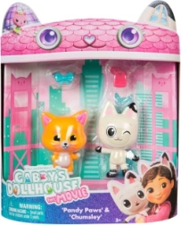 La casa de muñecas mágica de Gabby: figuras de la película Pandy Paws y Chumsley