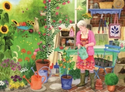 Rompecabezas Ravensburger Jardinería XXL 100 piezas