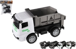 Juego de coches de construcción con motor de inercia