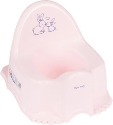 Orinal infantil musical Bunny rosa