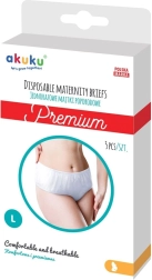 Braguitas posparto desechables Akuku Premium talla L, 5 uds