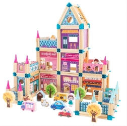 Casa de Madera para Princesa 278 piezas para Niños 3+