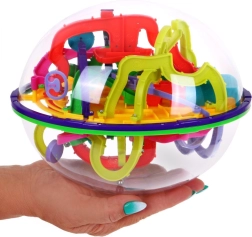 Esfera mágica 3D con laberinto para niños 6+, 299 niveles – juego de lógica y destreza