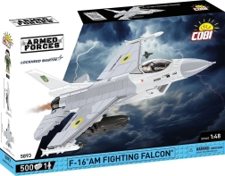Maqueta COBI F-16 AM Fighting Falcon – camuflaje ucraniano, escala 1:48 (500 piezas)