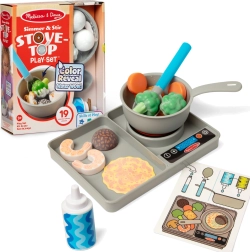 Set de cocina con cambio de color MELISSA & DOUG Simmer & Stir, 19 piezas