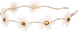 Diadema para el pelo Liyana con flores de tul