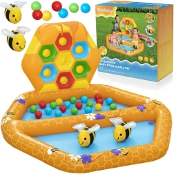 Piscina de juego para bebés con pelotas ABEJITAS