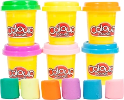 Plastilina en tubo, set de 6 colores