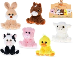 Animalitos de granja de peluche 14 cm