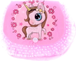 Bolso de peluche bandolera Unicornio