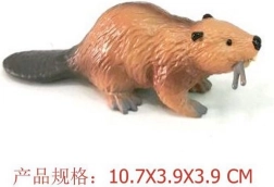 Figura de castor con ramita