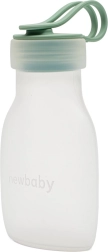 Biberón de silicona para leche New Baby verde
