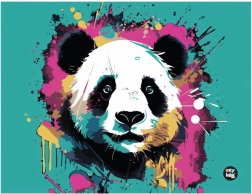 Mantel para educación artística 65 × 50 cm – panda