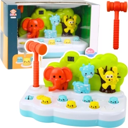 Divertido juego de animales Whack-A-Mole con contador