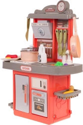 Cocina infantil interactiva con sonidos y luces, 28 piezas – Rosa