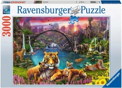 Puzzle Ravensburger Tigres en el Paraíso 3000 piezas