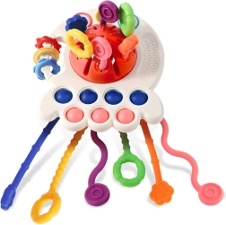 Juguete sensorial colorido - mordedor