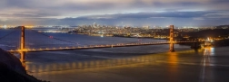 Puzzle panorámico Puente Golden Gate, San Francisco 1000 piezas